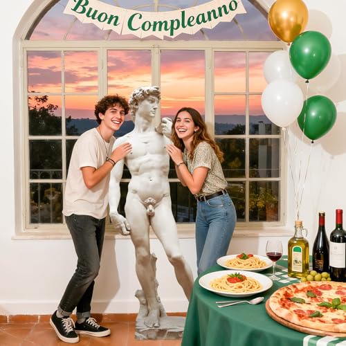 67" David Cardboard Cutout Life-Size David Statue Standee for Art Party Decor, Realistic Sculpture for Classroom Display, Museum Events, Photo Booth Backdrop, Cultural Educational - color: David