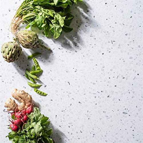 V-FLAT WORLD Duo Board Product Photography Backdrops - 2-Sided Background for Photograph, Hyper-Realistic Item & Food Photography Background - Includes 2 Legs & Mat - 24" x 24", Terrazzo A/Terrazzo B - color: Terrazzo A/Terrazzo B, size: 24 x 24 inches