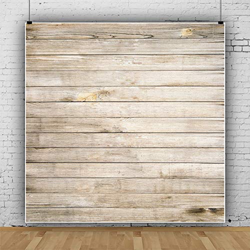 Laeacco 8x8FT Wood Backdrop for Photography Vintage Retro Wooden Boards Background Artistic Vintage Theme Children Adults Portraits Wooden Background Wood Wall Plank Photo Shoot Video Studio Props - size: 8x8FT
