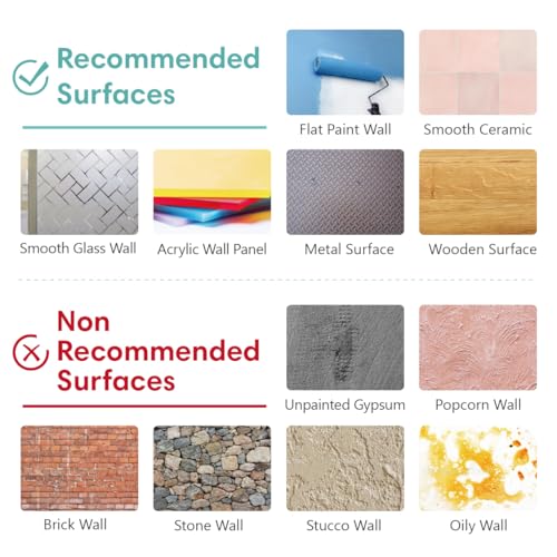 COMSTICKC 3D Faux Brick Wall Panel Red-Tinted White, Peel and Stick Wall Covering, 12 Pcs of 22.8" x 11.8", Not Real Brick, UrltraLight PVC Self Adhesive Wall Tile, Paintable, Covers 22.48 sq.ft - color: Red-Tinted White