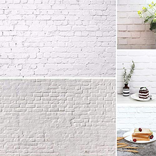 Selens 22x35 inch (56x88cm) 2 in 1 Photography Background Props Wood Brick Wall Marble Pattern Backdrop for Flat Lay Food Jewelry Cosmetics Makeup Small Product Photography, 3 Pieces 6 Graph - color: Set A