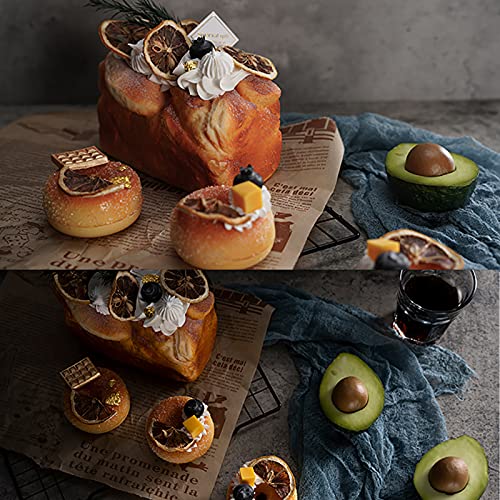 2 PCS Boards Photo Backdrop for Flat Lay, Food Photography Background 24x24 Inch, BEIYANG (Black Walnut+Dark Gray) - color: Black Walnut + Dark Gray 24x24