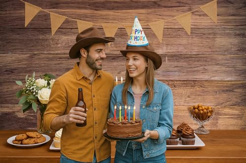 Rustic Horizontal Wood Backdrop 7x5ft – Vinyl Brown Plank Photography Background for Farm Birthday Party, Baby Shower, Barn Wedding, Food or Product Photography 082