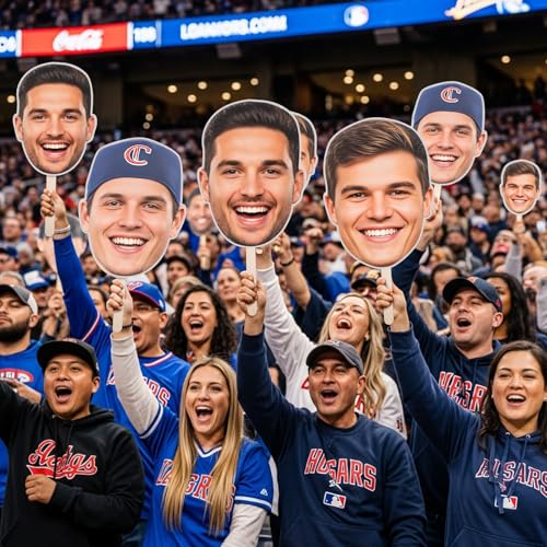 15PCS Custom Big Head Cutouts on a Stick, 6'' to 36'' Personalized Bulk Photo Signs for Weddings, Birthday Parties, Sport Events, and Celebrations Decoration, Corrugated Plastic - color: 15 Pieces