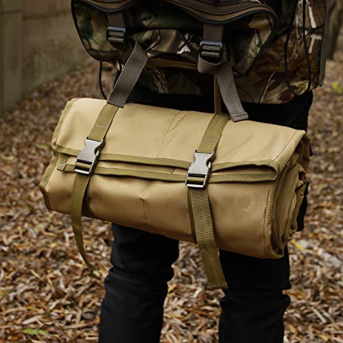 MYDAYS Tactical Roll Up Padded Shooting Mat,Non-Slip Durable Shooting Rest Hunting Accessories,Hunting Mats for Shooters
