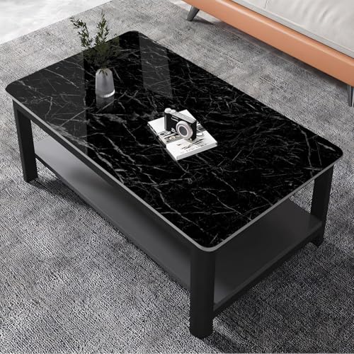 Yancorp 24"x394" Black Contact Paper White and Black Peel and Stick Wallpaper Marble Stick on Kitchen Counter Tops Self Adhesive Removable Wallpaper - color: Black Stripes, size: 24" x 394"