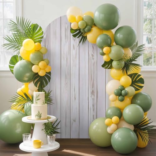 Wood Grain Arch Backdrop Cover 7.2 FT White Wood Texture Simple Style Country Stretchy Elastic Arch Stand Covers Spandex Arched Background Birthday Wedding Party Decoration (No Stand) - size: 7.2x4ft