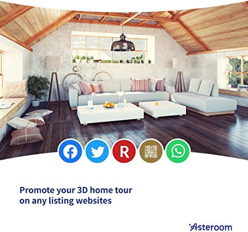 360 Camera 3D Virtual Tour Real Estate Kit - Gear Includes: Tripod, Digital Camera Rotator, Fisheye Cam Lens (Asteroom Phone Case Not Included, Purchased Separately on Amazon)