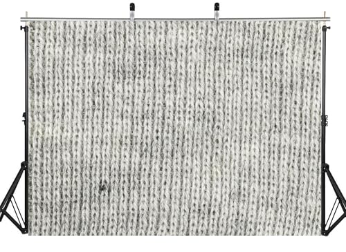 15x10ft Fabric Knitted Wool Texture Backdrop Ribbed Fabric Surface Photography Background for Textile Party Decor Home Wall Hanging Tapestry Photo Props - size: 15x10ft