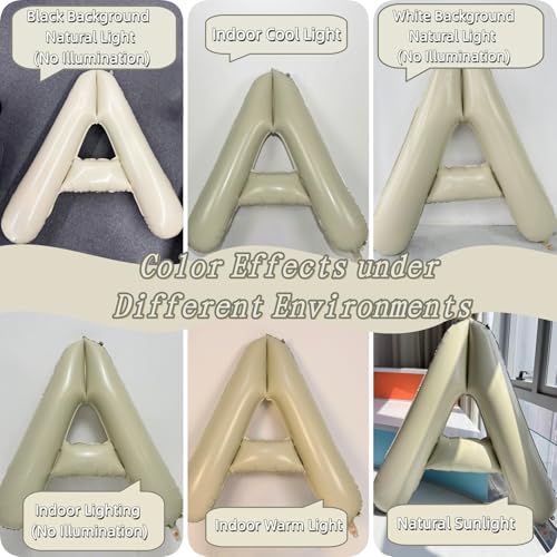40 Inch Beige OH BABY Balloon for Baby Shower, Large Cream White Oh Baby Balloons Letters with Ribbon, Neutral Ivory Alphabet Oh Baby Balloon Banner Sign for Gender Reveal Backdrop Party Decorations - color: Cream - Oh Baby