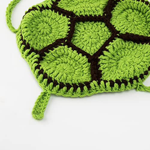 BLUETOP Cute Newborn Photography Outfits Boys Girls Baby Costume Set - style: 01 Green Turtle Costume