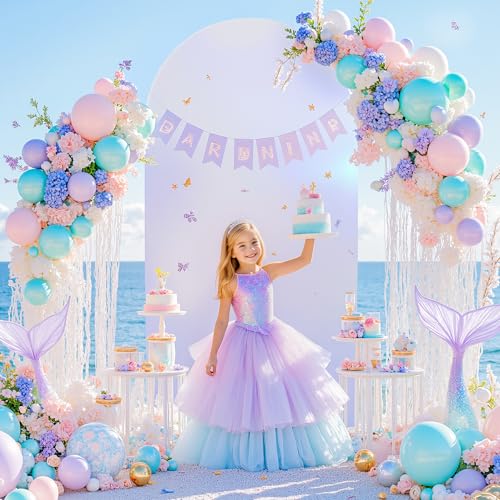Wedding Arch Backdrop Cover, 6FT Silver White Arch Cover Stretchy Backdrops, Double-Sided Arch Stand Covers for Wedding Ceremony, Baby Shower, Birthday Party Decoration - color: Silver+White, size: 6FT