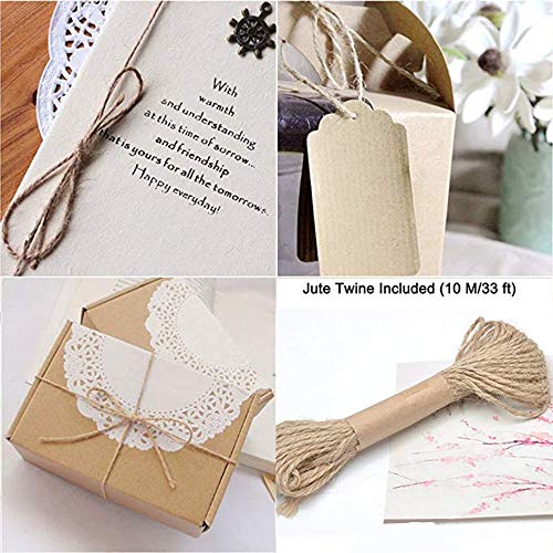 50pcs Small Wood Clothes Pins Pegs Strong Hangers Picture Display Art Craft Clip Clamps Party Wedding Office Decor Wire Clothesline - color: 50pcs (2 Inch) Natural + Jute Twine