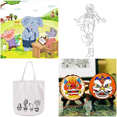 Optical Drawing Board Portable Image Drawing Board Tracing Drawing Projector Painting Board Sketching Tool with PMMA Lens for Beginners, Artists, etc - Small
