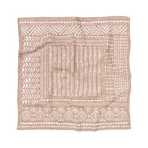 Mini Wander Swaddles for Newborns Muslin Swaddle Blankets - Breathable Soft Gender Neutral Receiving Blanket Baby Essentials | 47 x 47 Cotton - (Tapestry (Maple Sugar) - color: Tapestry (Maple Sugar)