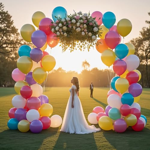 300 Pcs 12 Inch Balloons 15 Kinds Colors Latex Colorful Party Balloon Bulk for Various Party Events Decorations - color: Assorted Colors, size: 12 inch
