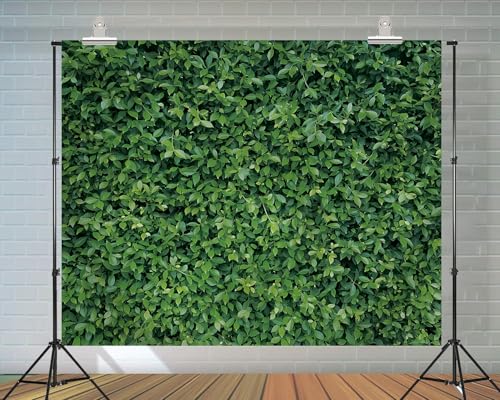 6x4ft Fabric 3D Green Leaves Grass Backdrop Spring Greenery Grass Wall Photography Background for Birthday Party Baby Shower Room Wall Decor Supplies Booth Props - size: 6X4ft