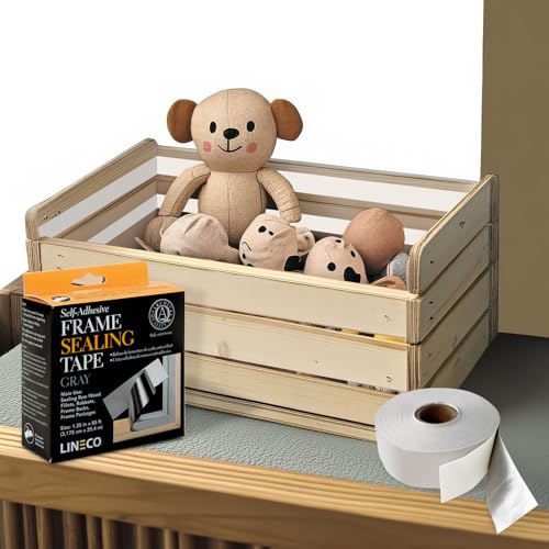 Lineco, Archival Self-Adhesive Frame Sealing Tape, Acid-Free, Non-yellowing Tape for Sealing Frame Backing, DIY, Gray, 1.25 Inch x 85 Feet, Pack of 1 - color: Multicolor, size: 1.25 in x 85 ft