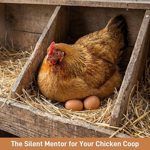 LovesTown Wooden Eggs for Crafts, 8PCS Fake Eggs Chicken Nesting Box Help Laying Hen Poultry Supply for Training - size: Medium, style: original