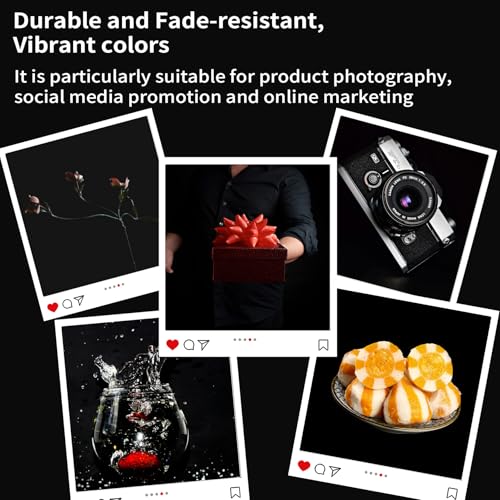 Meking 31.5x59.06 Inch PVC Backdrop, Matte & Reflective Black Background for Photography Reusable Daul-Sided Vinyl Backdrops for Product Photography,Portrait Shoots and Photo Studio - color: Matte and Reflective||BLACK