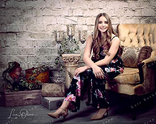 Kate 20x10ft Brick Backdrop Brick Wall Photo Background Classic Brick Portrait Photo Studio Backgrounds - color: Brick Wall 2, size: 20x10ft