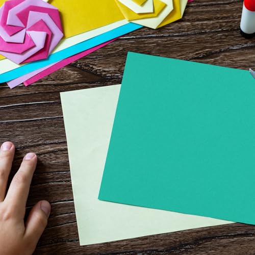 PA Paper Accents Textured Cardstock 8.5" x 11" Aqua, 73lb colored cardstock paper for card making, scrapbooking, printing, quilling and crafts, 25 piece pack - color: Aqua