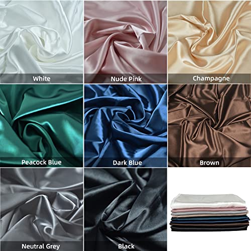 YOOCHEESE Photography Backdrop Product Photoshoot: Imitation Satin Nude Small Background Cloth - Silk Fabric Flat Lay Photo Shoot Props for Cosmetics Jewelry (75X100cm/2.5X3.3ft, Champagne) - color: Champagne