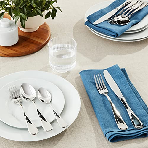 Mikasa 5100237 Bravo 20-Piece 18/10 Stainless Steel Flatware Set, Service for 4 - size: 20 Piece Set, style: Bravo