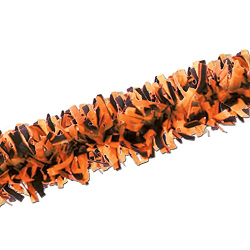 Beistle Packaged Tissue Festooning, 25-Feet - color: Orange/Black