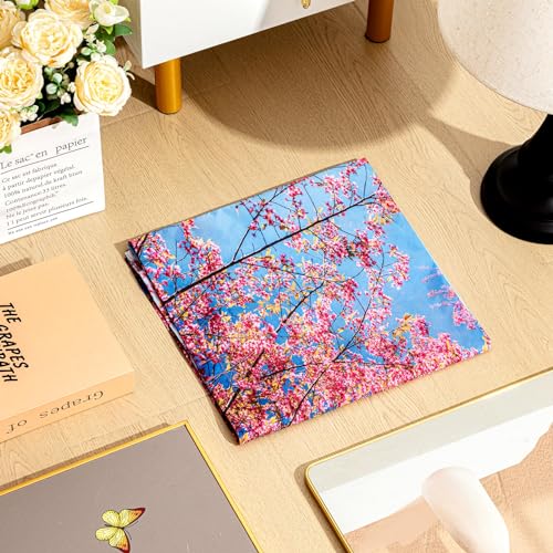 Patelai 4 x 2 Feet Fabric Fluorescent Light Cover for Ceiling Classroom Magnetic Cubicle Shade with 10 Magnets Fluorescent Light Filters for School Home Office Drop Lamp Decor(Spring Forest) - style: Spring Forest