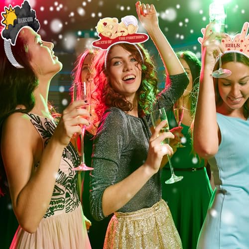 Blosssound 10 Pcs Passover Headbands Ten Plagues Party Favor Gift Passover Paper Head Bopper Cartoon Animal Pesach Headwear Seder Dress up Party Costume Accessories Photo Prop Decoration Supplies - style: Passover