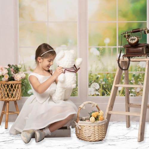 Kate Photography Floor Mat White Marble Backdrop Floor Mat Newborn Photography Props Rubber Floor Mat for Professional Photo Studio 5x4ft - color: Color5, size: 5x4ft
