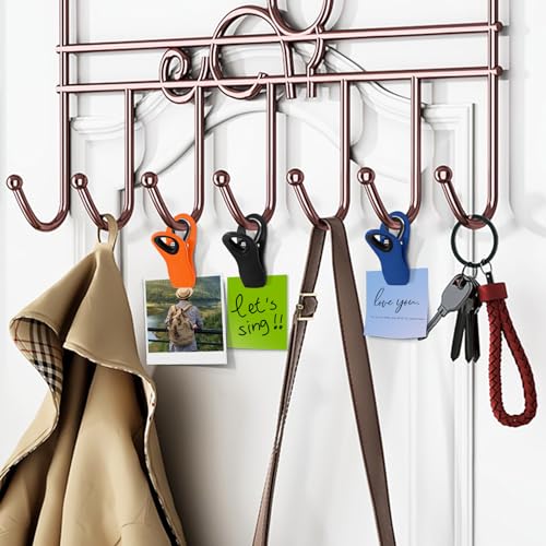 12 Pack Chip Clips, Colorful Magnetic Clip, Plastic Bag Clips with Airtight Seal Grip for Bread, RV Accessories, Food Bags, Garden Plants, Snack Bags and Kitchen Organization - color: Classic Essentials, size: Pack of 12