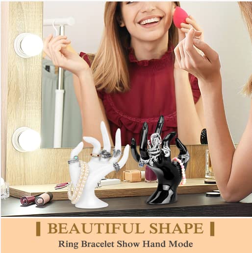 Jewelry Display Holder Bracelet - color: White