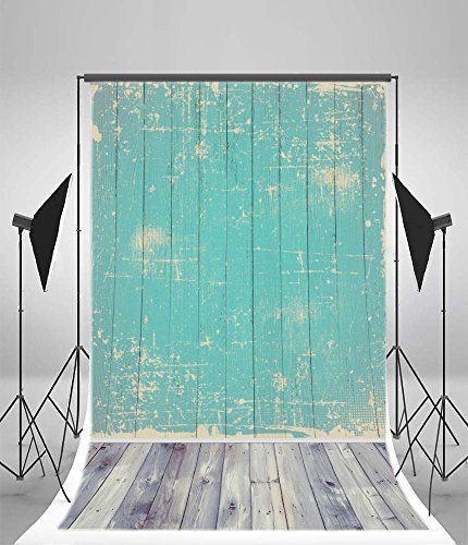 AOFOTO 4x6ft Vintage Wood Wall Backdrop Old Shabby Hardwood Board Photography Background Nostalgia Retro Rustic Photo Studio Props Girl Child Toddler Boy Kid Infant Artistic Portrait Vinyl Wallpaper - size: 4x6ft