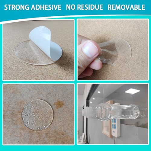 Birllaid Double Sided Tape for Walls, Picture Hanging Strips Removable Mounting Dots Adhesive Heavy Duty, Removable for Art Craft, Decoration, Party Supplies, Multipurpose - style: Circle and strips