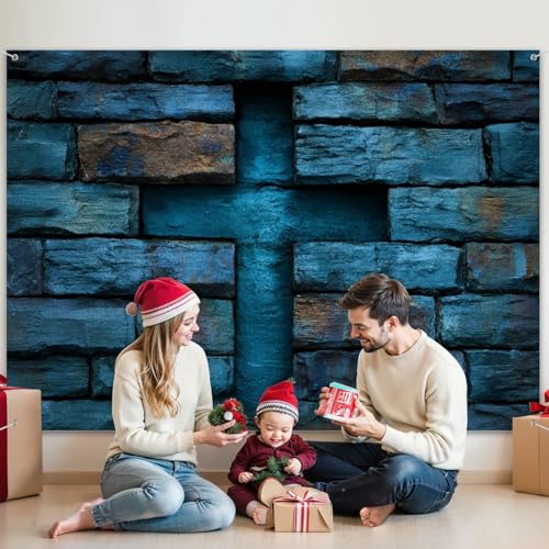 5x7ft Photography Backdrop Calvary Cross Grunge Wall Christian Cross Easter Photo Backdrop Photography Background for Photoshoot Portrait Video Party Photo Studio Prop Booth - color: Color6