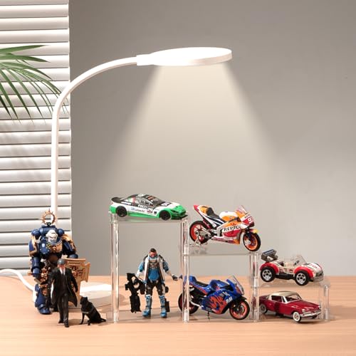 3 Tier Clear Acrylic Display Risers Stand Shelf, Acrylic Stands Display for Collectibles Pop Figure Models Perfumes Jewel,Action Figures Stand Organizer - color: 3 Tier/Model 3