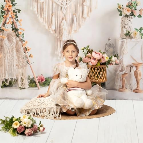 Kate Photography Floor Mats White Wood Floor Backdrop Rubber Flooring Mat for Photo Studio 5x4ft - color: White, size: 5x4ft