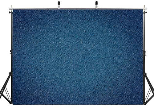 17x10ft Fabric Dark Blue Denim Texture Backdrop Woven Fabric Surface Photography Background for Textile Party Decor Home Wall Hanging Tapestry Photo Props - size: 17x10ft