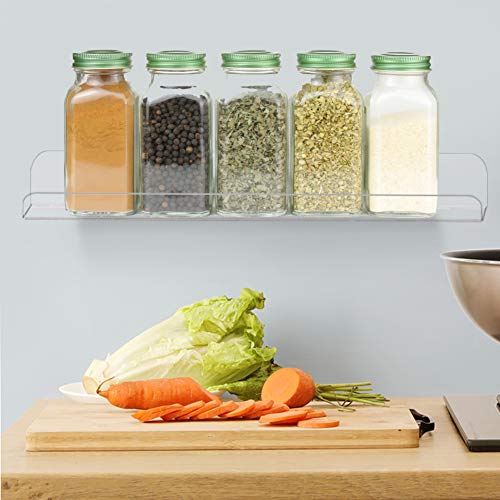 Weiai Clear Acrylic Shelf 15" Invisible Floating Wall Ledge Bookshelf, Kids Book Display Shelves Wall Mounted (15 Inch 3Pack) - size: 15 Inch 3Pack