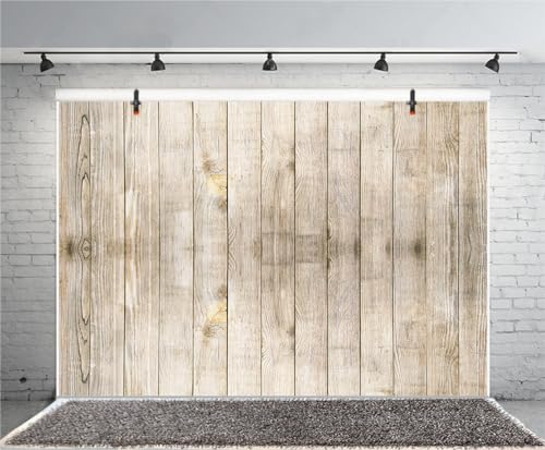 AOFOTO 7x5ft Wood Backdrops for Photoshoot Wood Planks for Walls Birthday Party Decorations Vintage Brown Wooden Grain Hardwood Photography Background Child Kid Artistic Portrait Photo Studio Props - size: 7x5ft