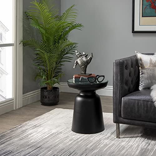 Modern Decorative Glasses Sculpture Figurine for Office Shelf Decor - Home and Bathroom Accent for Desk Display - Living Room Ornament Statue for Coffee Table Styling in Spaces - 3", Black - color: Black Cateye
