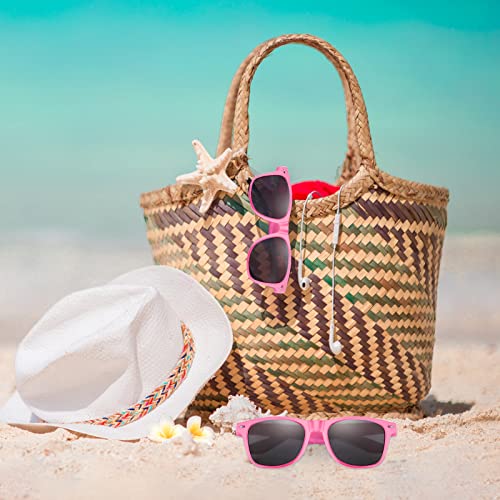 ASTARON Sunglasses Bulk, 6/12/24/48 Pack Sunglasses Party Favors for Summer Beach Pool Birthday Wedding Party Supplies - color: Pink