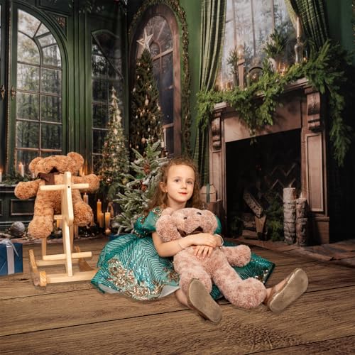 Kate Photography Floor Mats Brown Wooden Backdropn Wall Rubber Floor Mat Newborn Photography Props for Professional Photographers Studio 5x4ft - color: Color3, size: 5x4ft