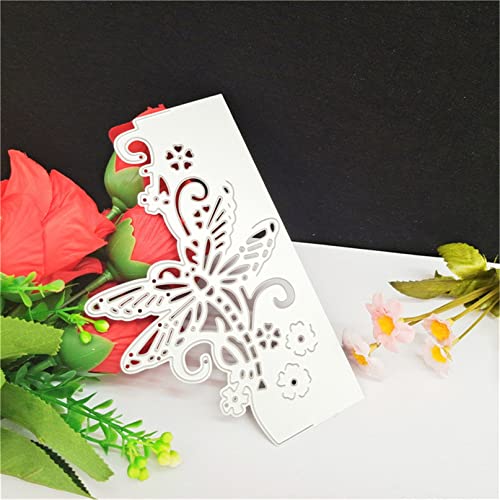 Scrapbooking Die-Cuts for Card Making, Christmas Metal Cutting Dies, Paper Craft Punch Template, Background Embossing Stencils, DIY Album Décor (Dragonfly-15.5x9.3cm) - color: Dragonfly-15.5x9.3cm