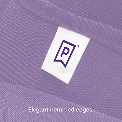 Gee Di Moda Cloth Napkins - 17 x 17 Inch Lavender Dinner Napkins - Set of 12 Soft & Absorbent Washable Fabric Cloth Table Napkins with Hemmed Edges for Hotel Restaurant, Holiday Parties & Wedding - color: Lavender