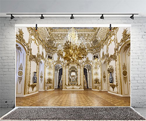 Yeele 7x5ft Luxurious Palace Backdrop for Photography Chandelier Arch Door Noble Hotel Background Kids Adult Photo Booth Shoot Vinyl Studio Props