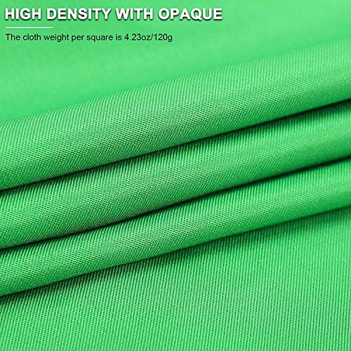 6x9 Ft Green Screen Backdrop Background for Photography, Polyester Photo Backdrop for Photoshoot, Party, Video and Television Photography Backdrops Light Green Backdrop - color: Green, size: 6 x 9 ft