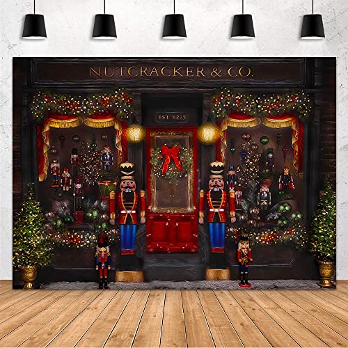 MEHOFOND Christmas Backdrop for Photography Christmas Toy Shop Kids Birthday Portrait Photo Background Winter Xmas Party Decorations Banner Photo Booth Props 10x7ft - size: 10x7ft